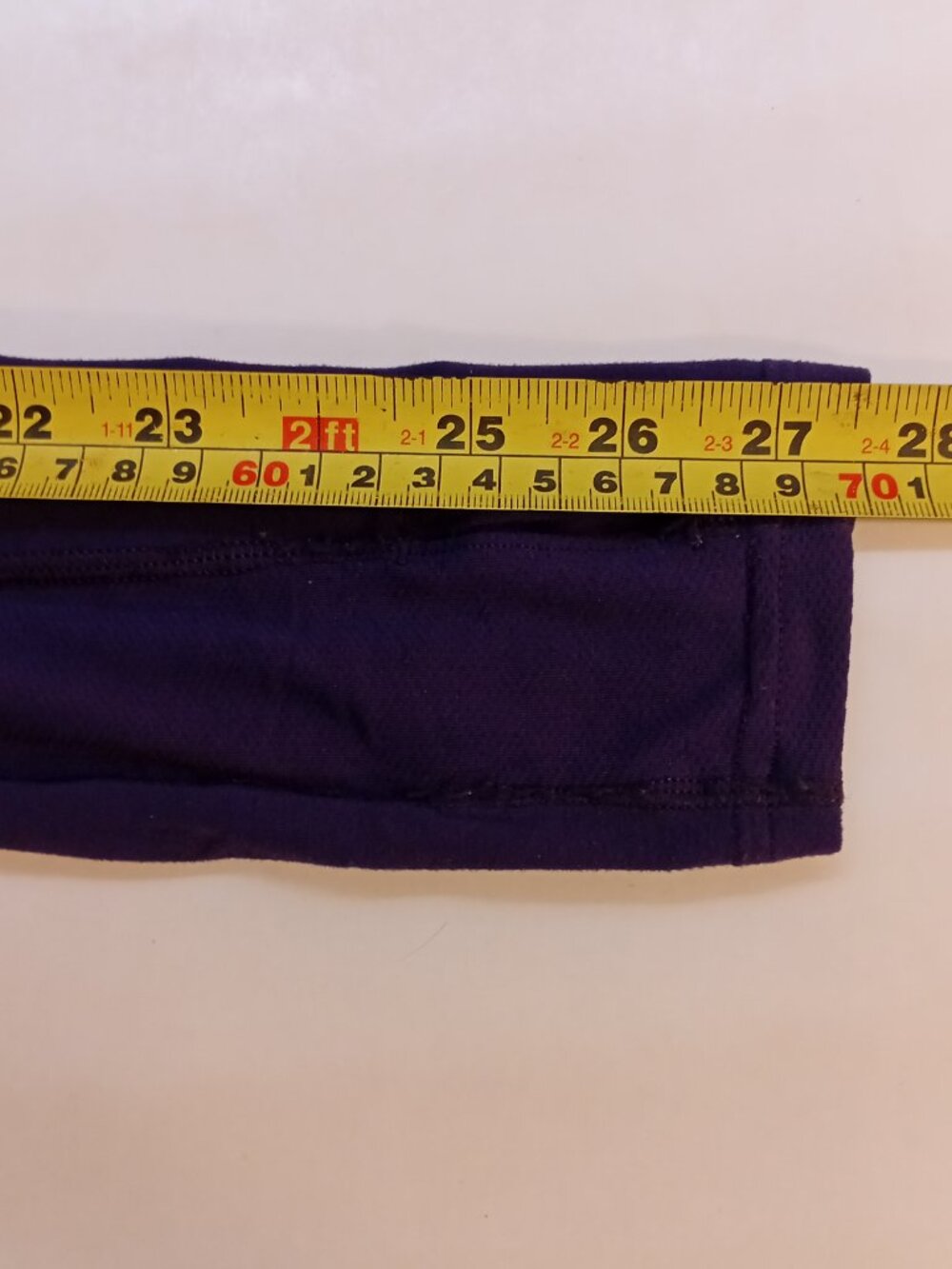 Lululemon Pedal Power Long Sleeve 6 Small Dense Purple Thumbholes Ruched Rulu - Picture 10 of 13